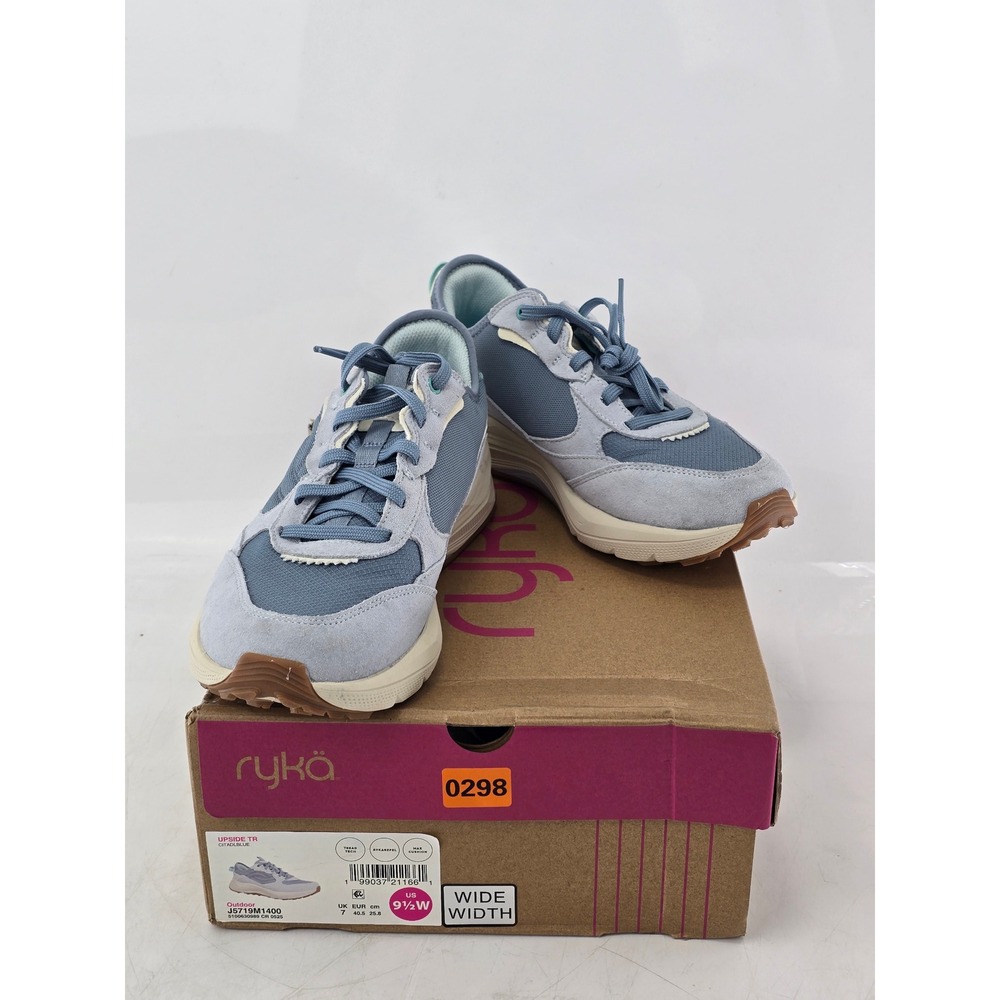 Ryka Upside TR Trail Running Shoes Womens 9.5W Citadel Blue J5719M1400 -VG